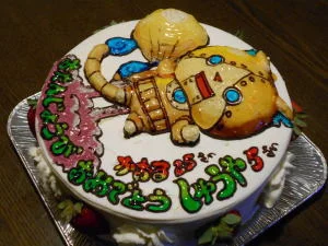 しっくい立体デコレーションケーキ