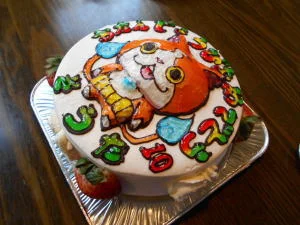 しっくい立体デコレーションケーキ